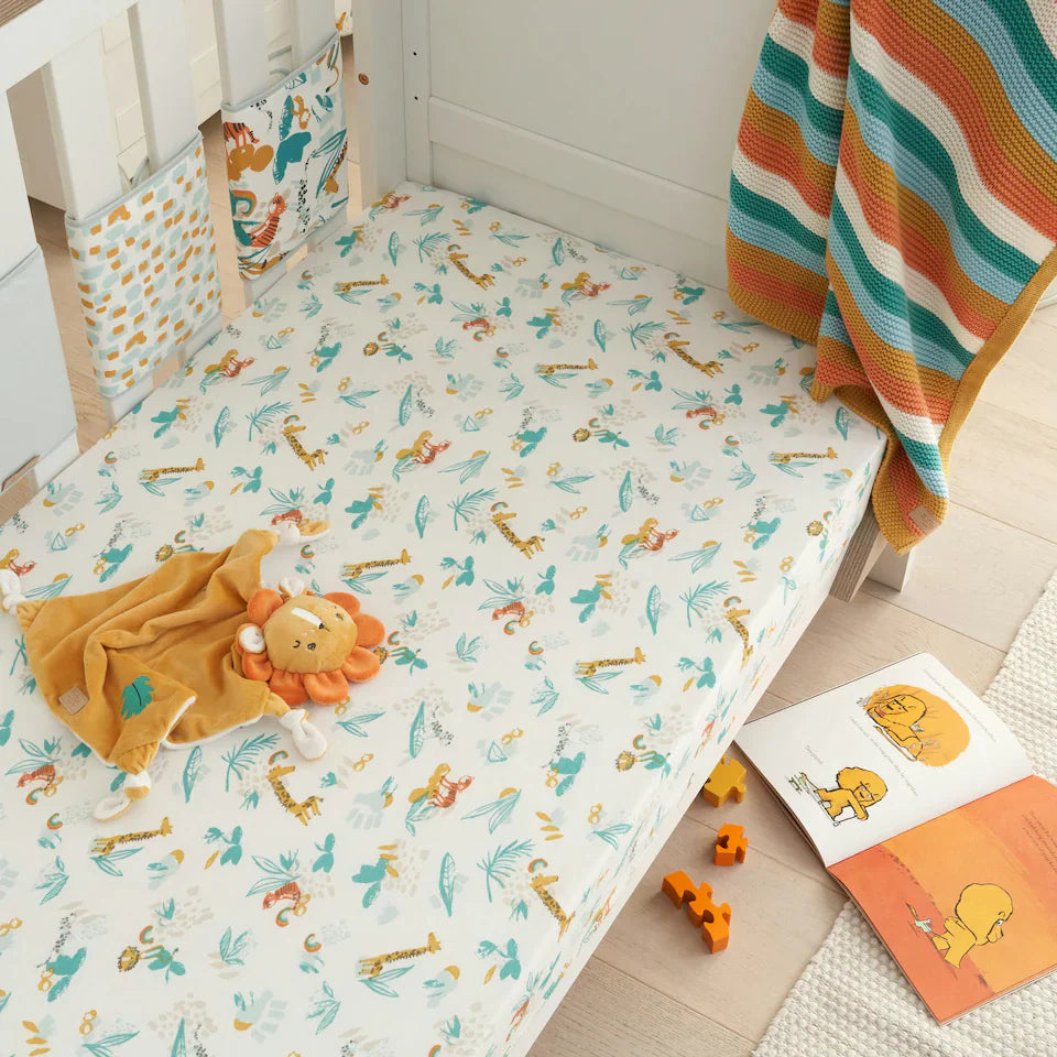 Draps de Lit Bébé Tutti Bambini — Motif Run Wild | MenoComfort