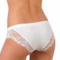 Culotte Hipster Dentelle Dos — Blanc M | MenoComfort