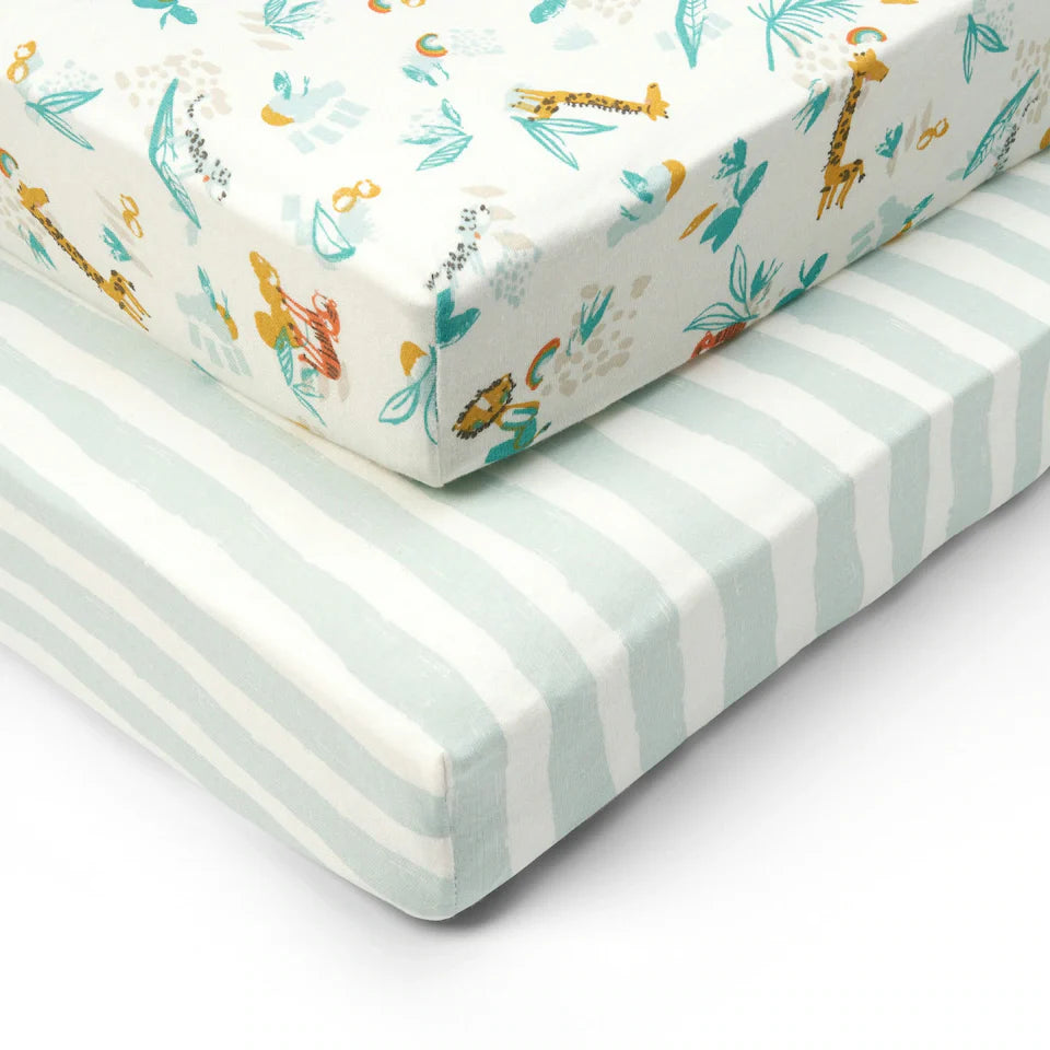 Draps de Lit Bébé Tutti Bambini — Motif Run Wild | MenoComfort